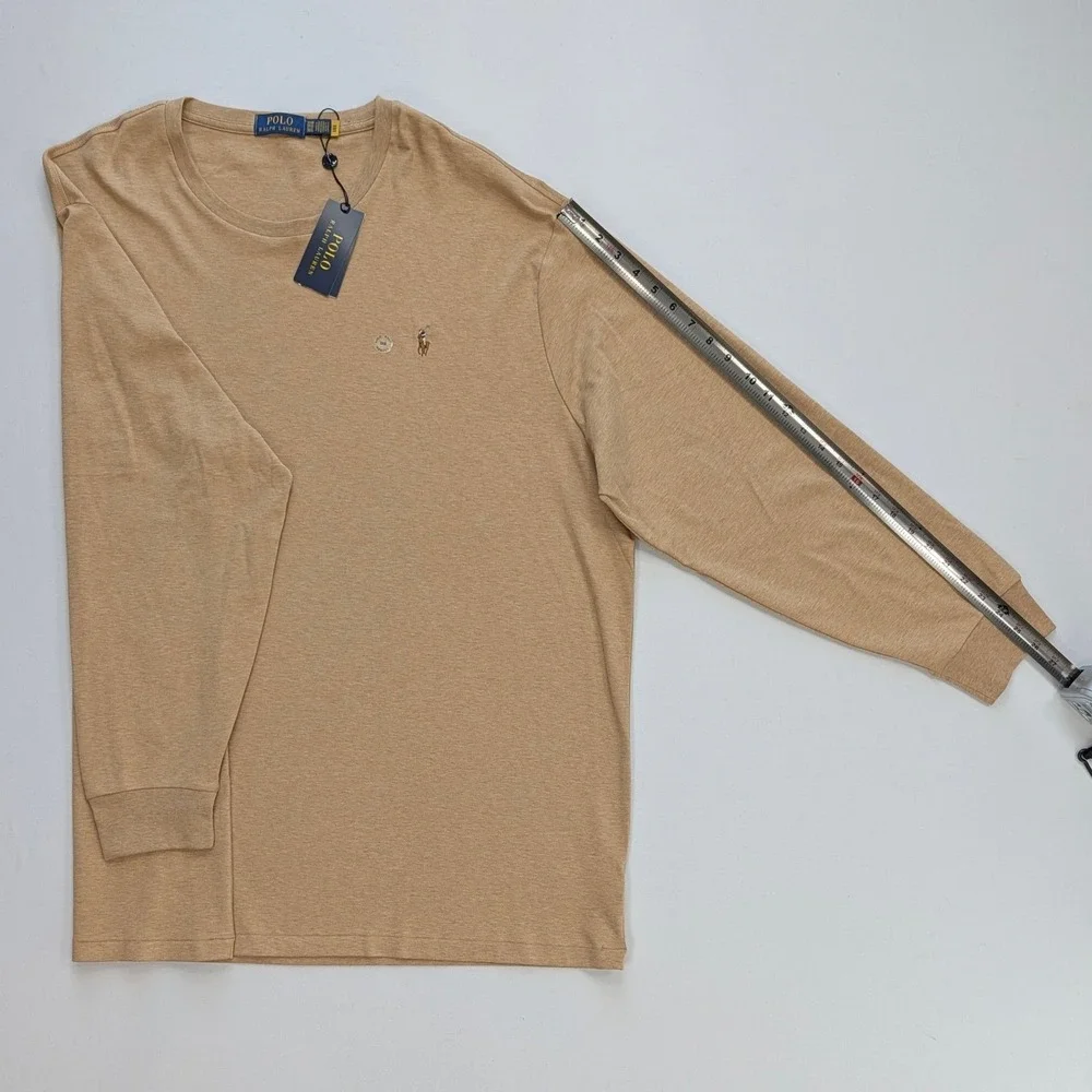 NWT Polo Ralph Lauren 3XB Camel Long Sleeve Tee